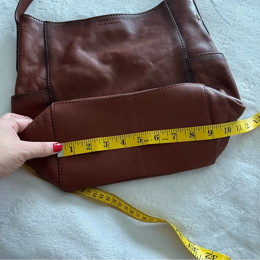 FRYE Leather Side Pocket Boho Purse